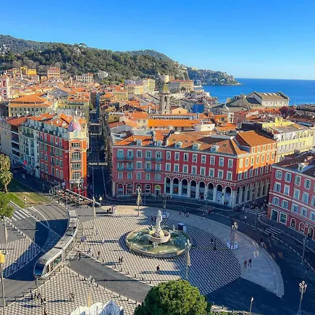 Beau 3 Pieces, 7 Pers, 2 Terrasses, Centre, Calme, Securite Apartment Nice